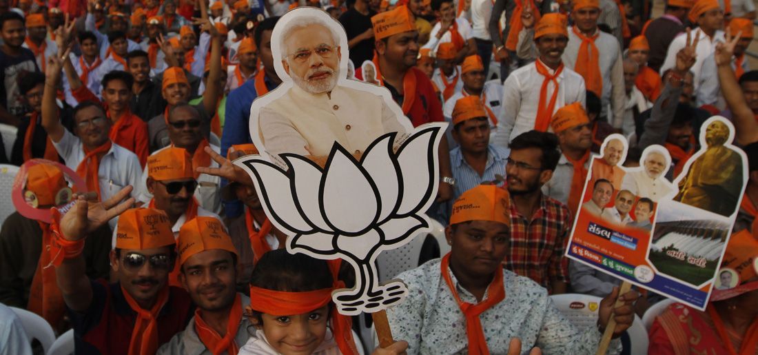 BJP Wins Gujarat For The Sixth Time In Close Fight With Congress ...