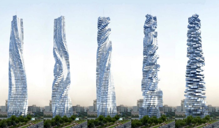 Image result for spinning building