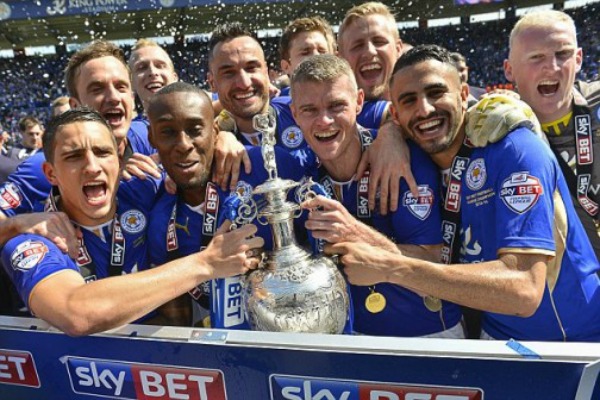 Znalezione obrazy dla zapytania leicester city champions