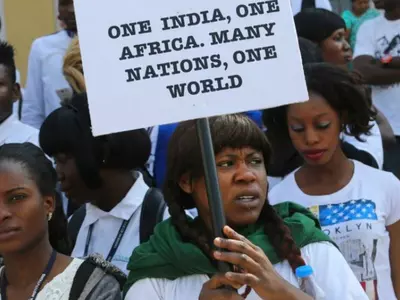 racial attacks against africans in India