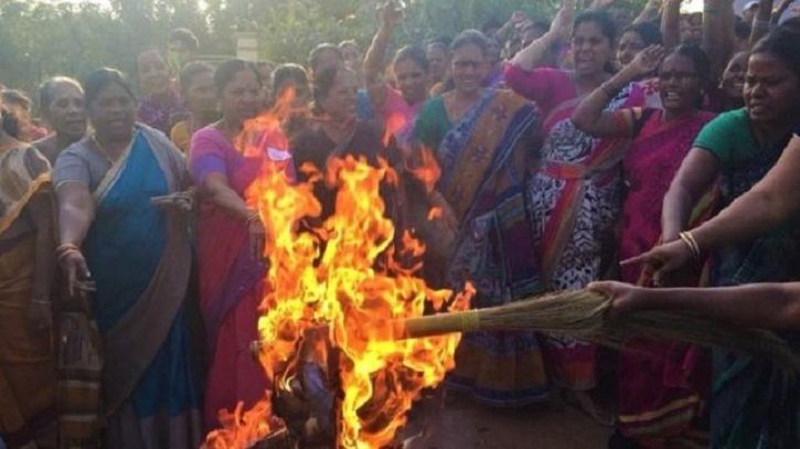 In Other News Ram Gopal Varma S Effigy Is Being Burnt To Protest