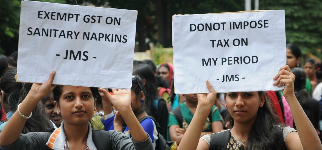 Gwalior Girls Collecting 1,000 Sanitary Pads For PM Modi With A Request