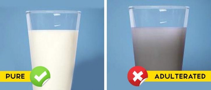 Image result for If the milk leaves a trail behind, it’s not pure.