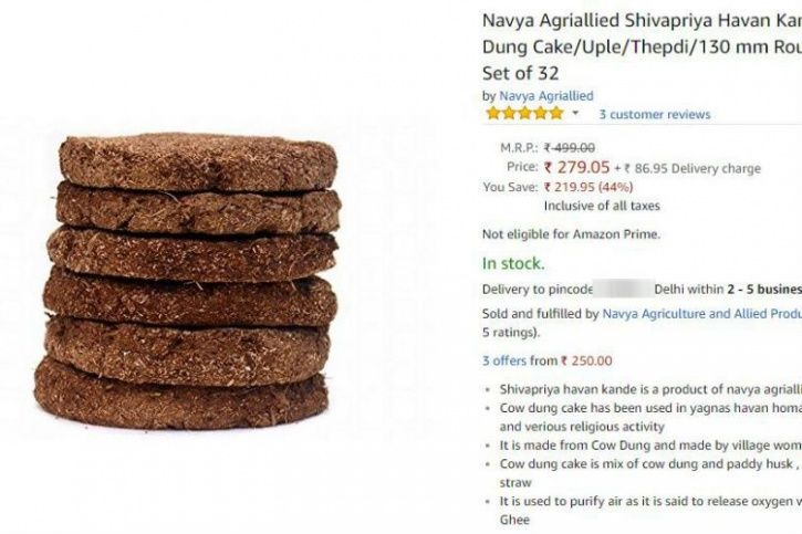 Not Just Gaumutra You Can Now Buy Cow Dung Face Packs On Amazon