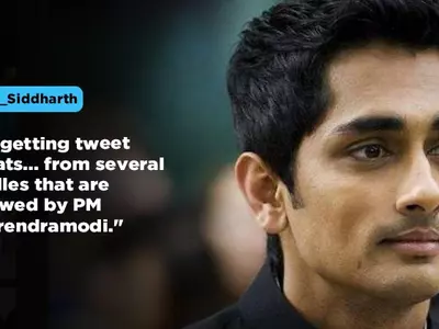Siddharth Gets Online Threat Messages For Raising His Voice Against Citizenship Amendment Act