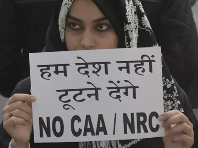 Protest against caa