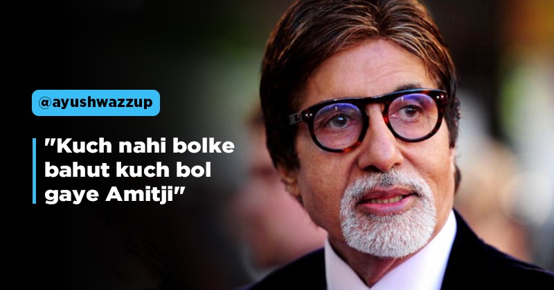 Amitabh Bachchan Posts Cryptic Tweet On The Ongoing CAA Protests ...