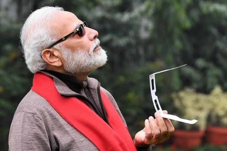 PM Modi Looked At Solar Eclipse Through His Sunglasses, And Why It's ...