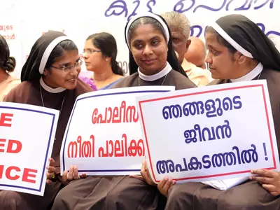 Kerala rape protest