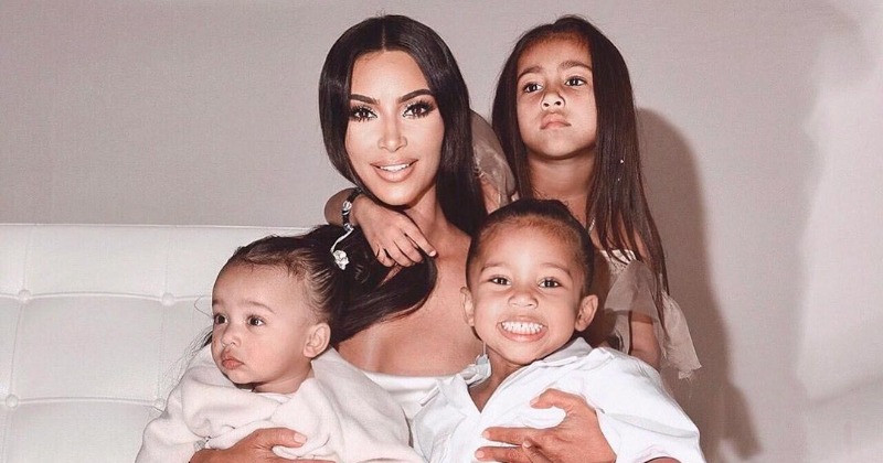 Fans Savagely Troll Kim Kardashian For Photoshopping Kids in Family ...