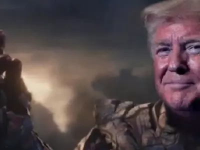 Trump Releases A Video Of Himself As Thanos, Created Of Supervillain Calls Him 'Pompous Fool'
