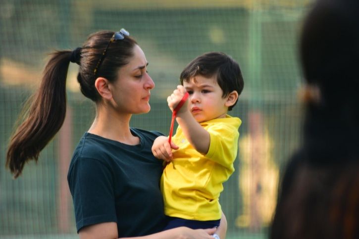   Kareena Kapoor Khan with Taimur Ali Khan. 