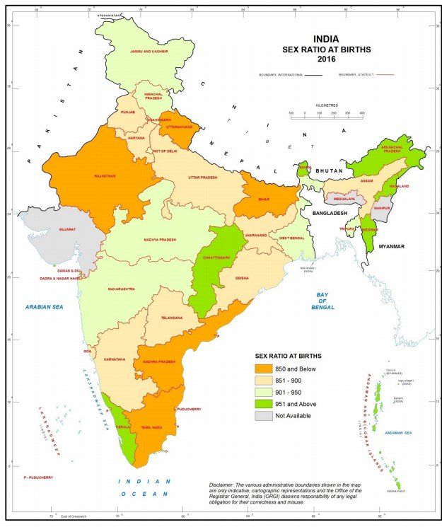 Sex Ratio Tamil Nadu Karnataka Sees The Highest Decline In Sex Ratio As India S Figures