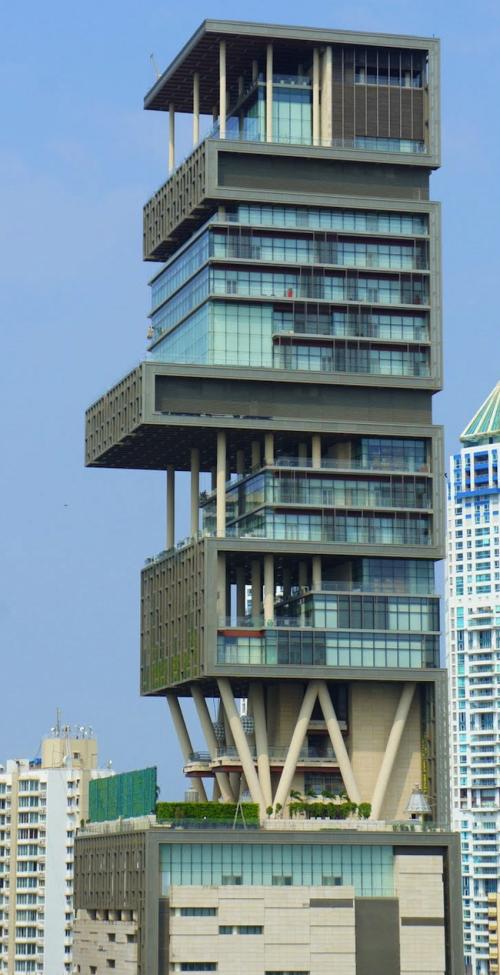 Antilia Ambani House Aboard The Ambani Abode Inside The