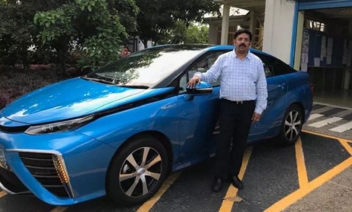 Toyota S Mirai Fuel Cell Car Seen In India All Details Here