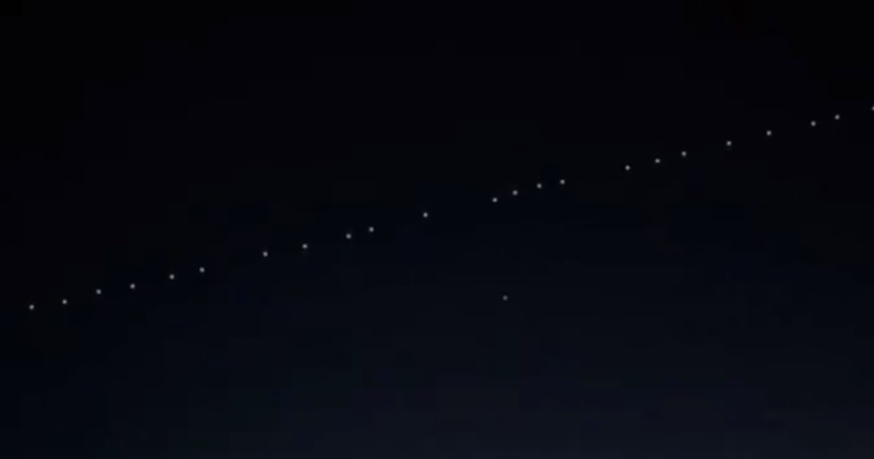 Elon Musk's SpaceX StarLink Internet Satellites Visible As ...