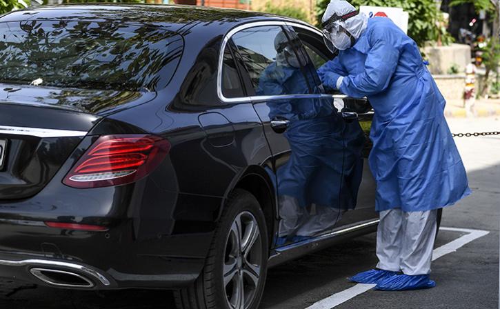 Drive-Through Coronavirus Testing Facility Launched In Gurugram