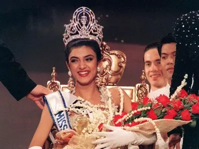 Sushmita Sen's Miss India Gown Was Made From Sarojini Nagar Fabric & Sewn By Tailor In A Garage