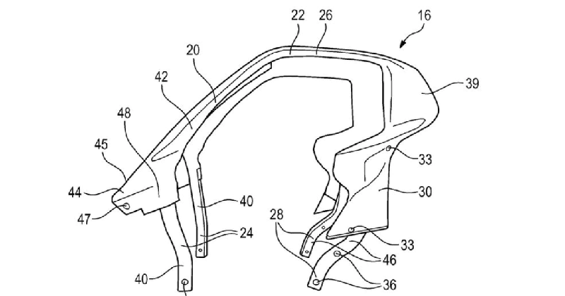 BMW Patent Shows Electric Scooter With Air Bags, Seat Belts