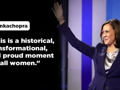 PC Lauds Kamala Harris For Becoming First Indian-American Woman To Run For US Vice-President