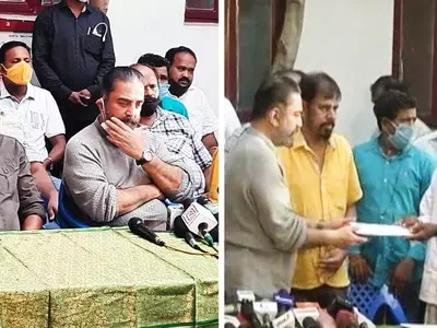 Kamal Haasan Meets Families of Crew Members Who Died In Accident, Pays Rs 4 Crore As Compensation
