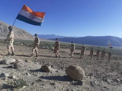 ITBP, ITBP Ladakh, Independence Day, Independence Day Celebrations, Independence Day Ladakh, India China Clashes