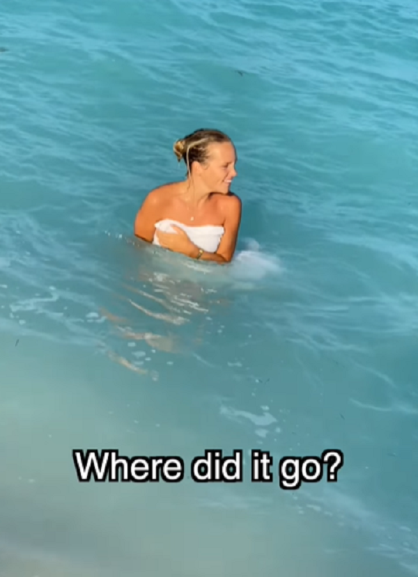 Prankster Swaps Girlfriends Bikini With One That Dissolves In Water