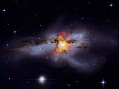 NASA Captures Supermassive Black Holes Merging In A Stunning Celestial Image