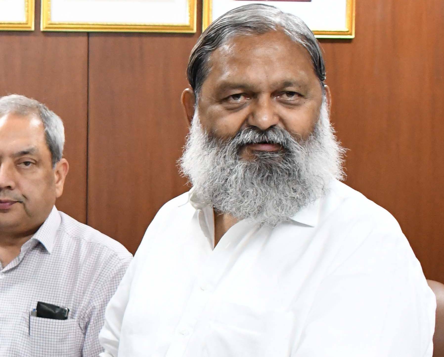 Haryana Minister Anil Vij Tests COVID Positive Days After Being Given ...