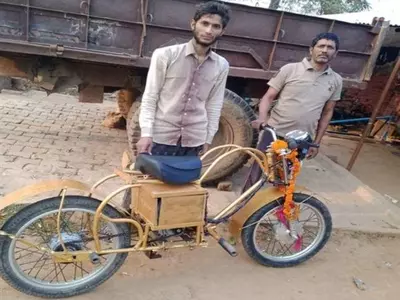 Neeraj Maurya battery motorcycle