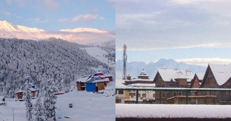 First Snow Of The Season In Kashmir