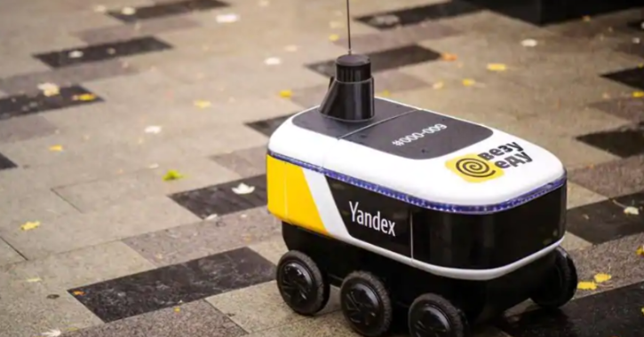 Russia’s Yandex has started using its self-driving robot to deliver fast food orders, the company announced Wednesday.