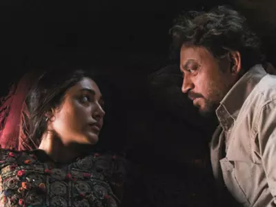 Irrfan Khan and Golshifteh Farahani in The Song of Scorpions.
