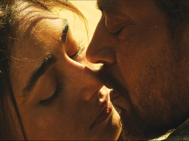 Irrfan Khan and Golshifteh Farahani in The Song of Scorpions.