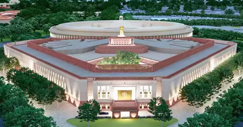 The New Parliament Building Of India