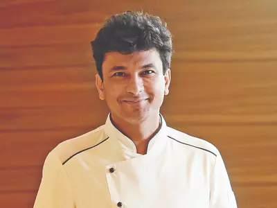 A still of chef Vikas Khanna,