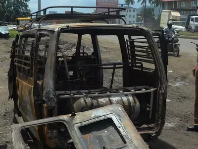 School Van Catches Fire In Punjab; Four Minor Dead