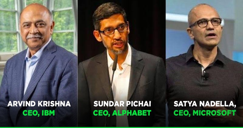 Indian Ceos That Took Over Silicon Valley In The Us And Made India Proud 