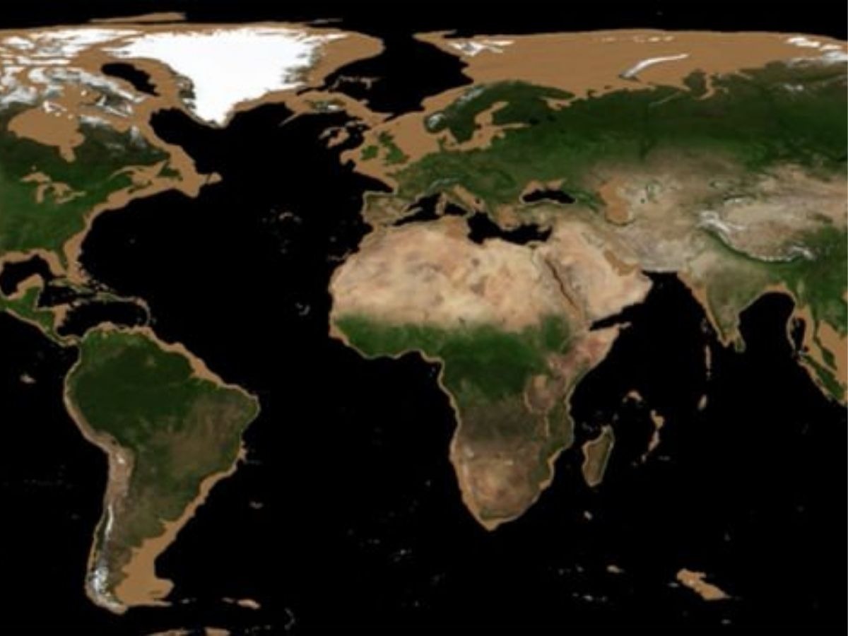 NASA Pic Shows Us What Earth Would Look Like If All Oceans Dried And It ...