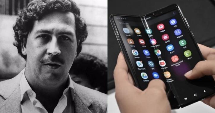 pablo escobar flip phone