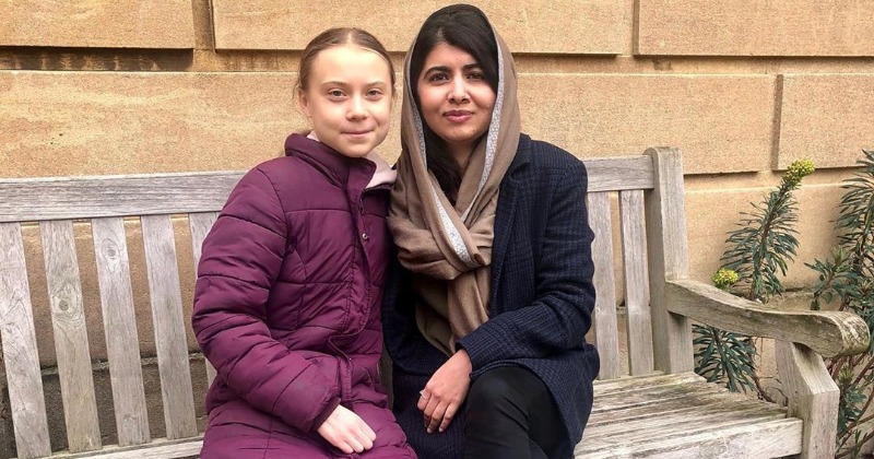 'I Met My Role Model', Greta Thunberg Meets Malala ...