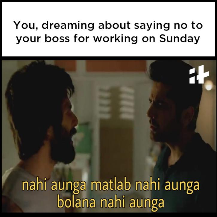 sunday work meme