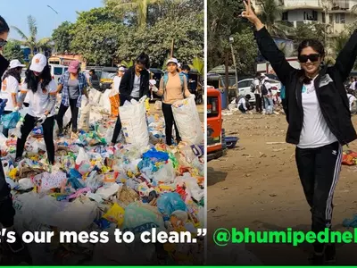 Bhumi Pednekar Gives New Year Resolution Idea To Beach Lovers By Partaking In A Clean-Up Drive