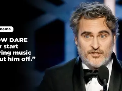 People Slam Golden Globes For Cutting Off Joaquin Phoenix's Powerful Speech On Climate Change