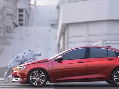 Buick Active Hood, Pedestrian Safety System