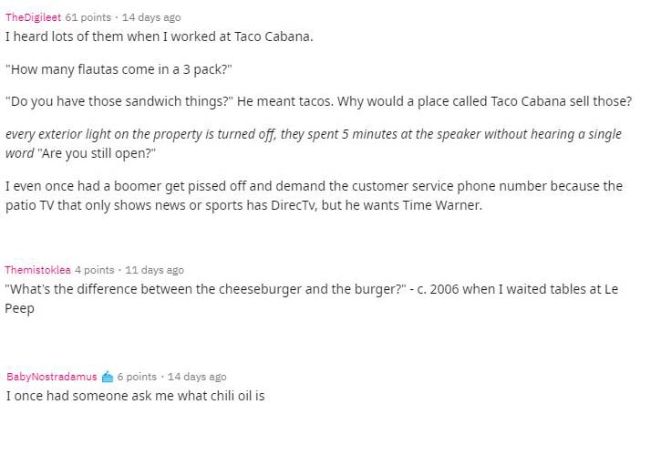 Tom's Diner Denver Colorado Ask Stupid Question, Get Charged Money For It