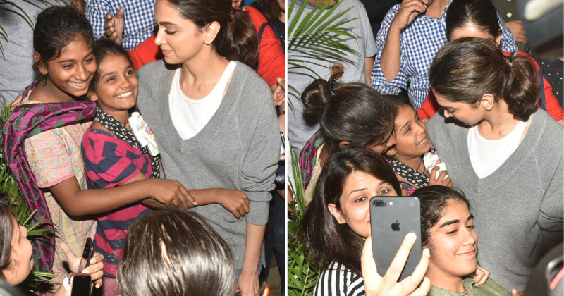 Deepika Padukone Can't Stop Smiling As She Hugs Kids On The Streets ...