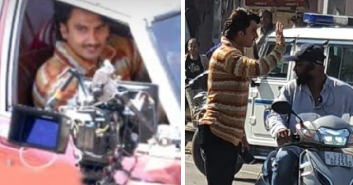 Leaked Pics & Videos Of Ranveer Singh As Gujju Man In 