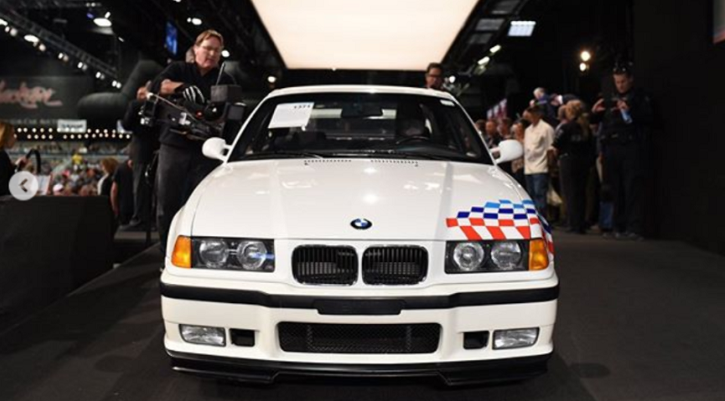 Paul Walker, BMW M3 Lightweight, Barrett Jackson