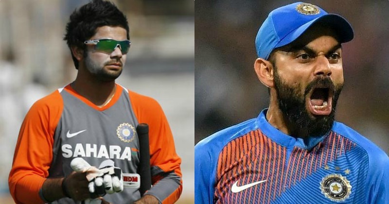 In 10 Years A Boy Becomes A Man - Virat Kohli Shares Pictures Of His ...